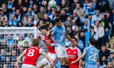 Manchester City y Arsenal se enfrentaron en la fecha 33 de la Premier League. Foto: Manchester City