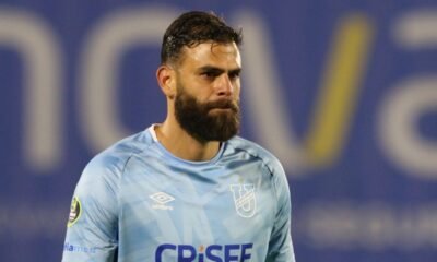 Jhon Chancellor disputa la LigaPro ante Emelec. Foto: API