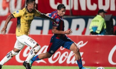 San Lorenzo y Deportivo Cuenca se enfrentaron en Buenos Aires. Foto: San Lorenzo