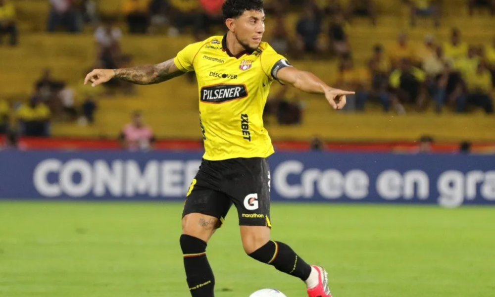 Joao Rojas un partido de Copa Libertadores con Barcelona SC. Foto: API