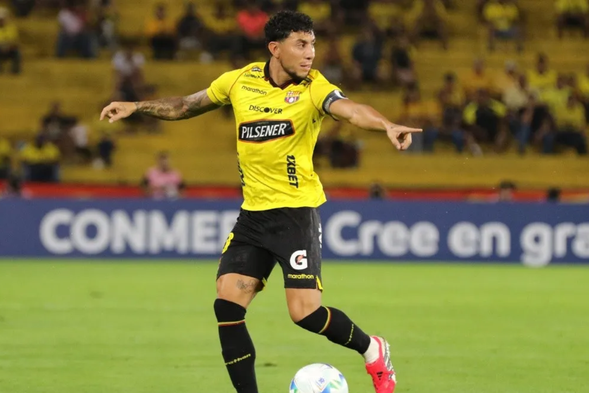 Joao Rojas un partido de Copa Libertadores con Barcelona SC. Foto: API