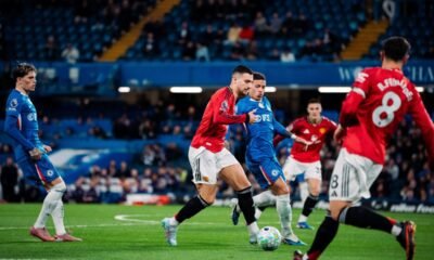 Garnacho de Chelsea ni pudo ante Manchester United. Foto: Manchester United