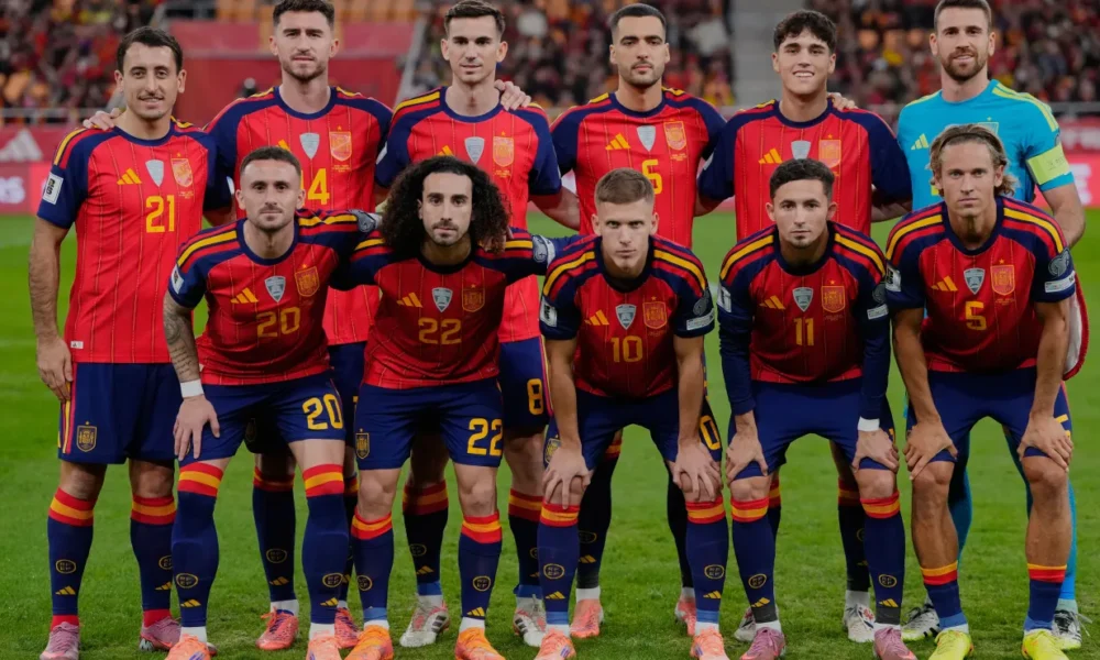 Jugadores de la Selección de España. Foto: RFEF