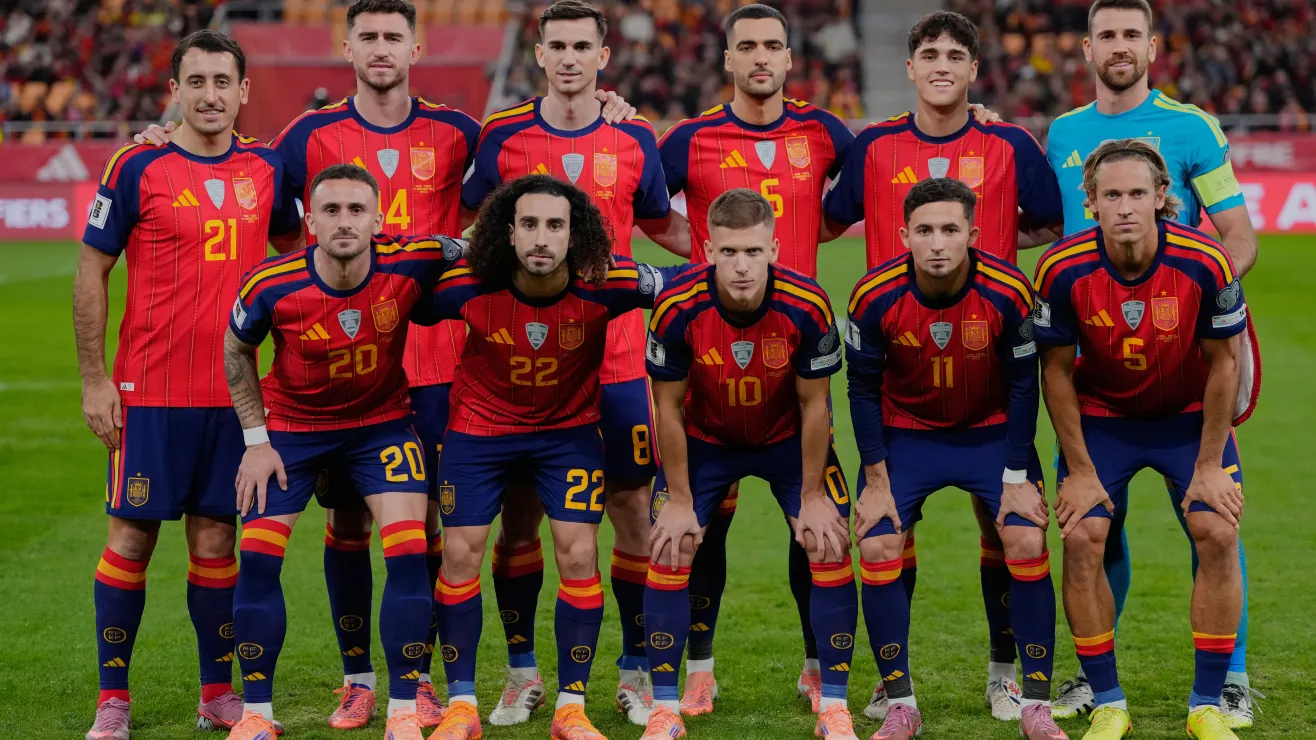 Jugadores de la Selección de España. Foto: RFEF