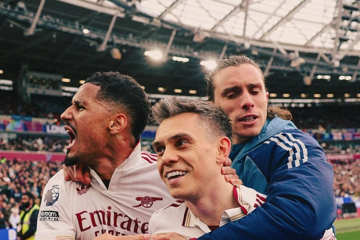 Los jugadores del Arsenal celebran el triunfo. Foto: Arsenal