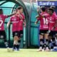 Los jugadores de Independiente del Valle celebran un gol ante Macará. Foto: API