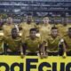 La plantilla de Barcelona SC en la previa del partido ante Manta FC. Foto: API