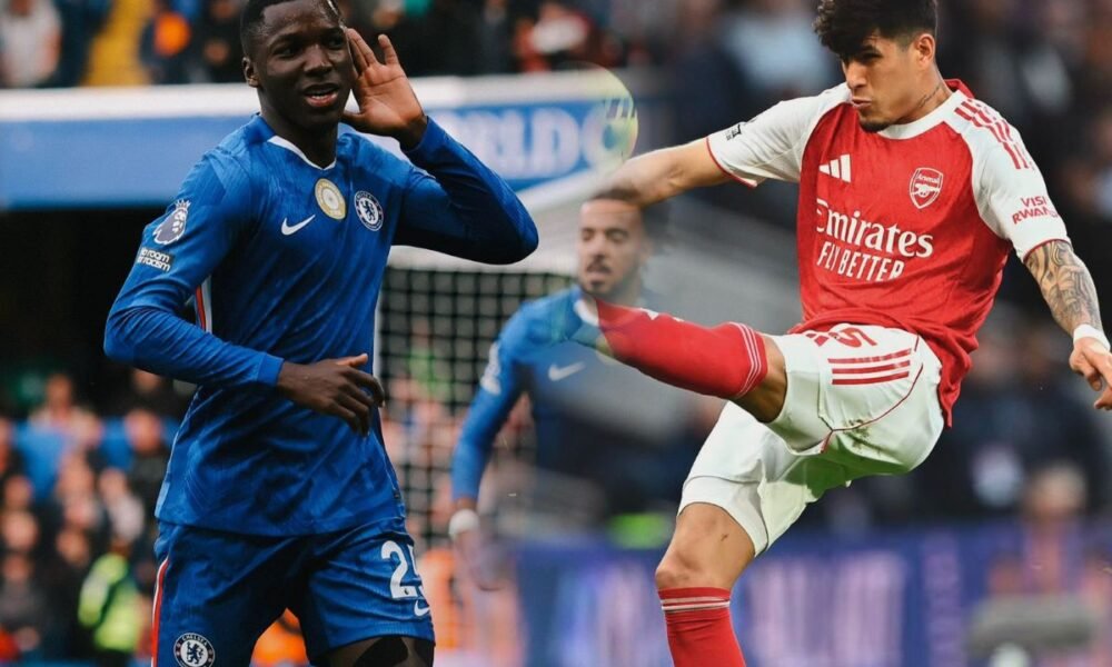 Moisés Caicedo y Piero Hincapié en momentos clave en Inglaterra. Foto: Chelsea y Arsenal