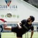 Gian Franco Allala en un entrenamiento en el complejo de Liga de Quito. Foto: LDU