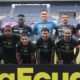 La plantilla de IDV en la previa del partido ante Leones FC. Foto: API