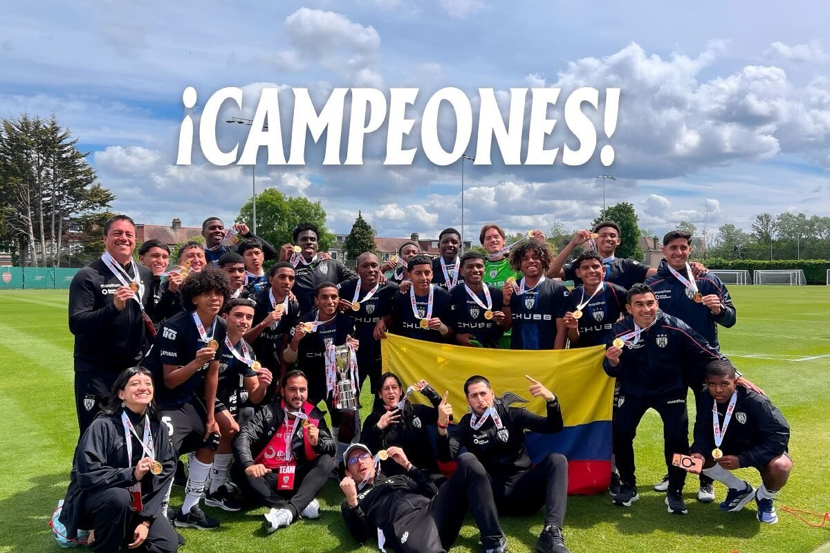 IDV Sub16 campeón de la Liam Brady Cup 2026. Foto: Independiente del Valle