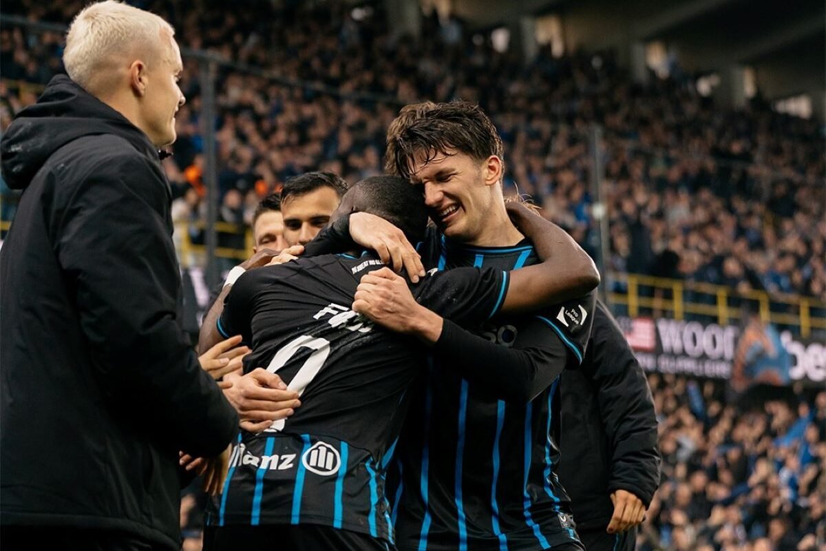 Victoria del Club Brujas en la Belgian Pro League. Foto: Club Brujas