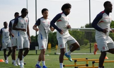 John Yeboah participa en un entrenamiento de la Selección de Ecuador en Columbus. Foto: API