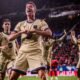 Robert Lewandoski celebrando un gol al Osasuna. Foto: FC Barcelona