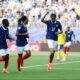 La Selección de Francia celebrando el gol de Bradley Barcola. Foto: FIFA