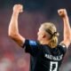 Erling Haaland marcando su doblete frente a Senegal. Foto: Redes sociales de Noruega