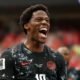 Jonathan David marca su triplete frente a Qatar. Foto: Canadá