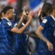 Kylian Mbappé celebrando con Francia su doblete frente a Irak. Foto: FIFA