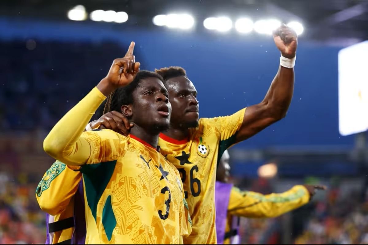 Caleb Yirenkyi festeja el gol que le da la victoria a Ghana. Foto: FIFA