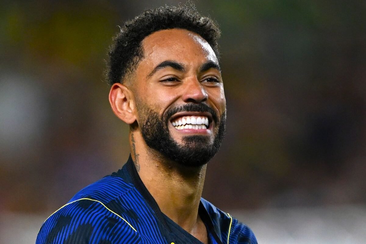 Matheus Cunha es la figura del partido con un doblete. Foto: FIFA