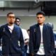 Figuras de Colombia llegando al Estadio Azteca para el partido frente a Uzbekistán. Foto: Colombia