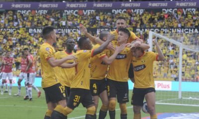 El último gol de Luca Sosa en Barcelona SC fue el 23 de abril del 2023 ante Deportivo Cuenca. Foto: API