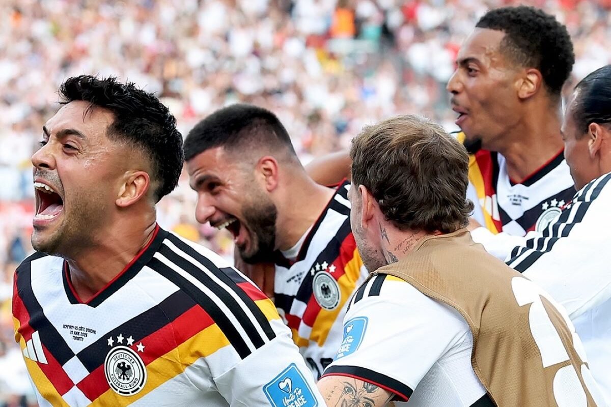 Alemania venció 2-1 a Costa de Marfil este 20 de junio. Foto: Selección de Alemania