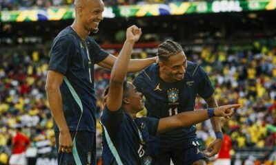 Brasil en su triunfo ante Haití en fase de grupos. Foto: Selección de Brasil