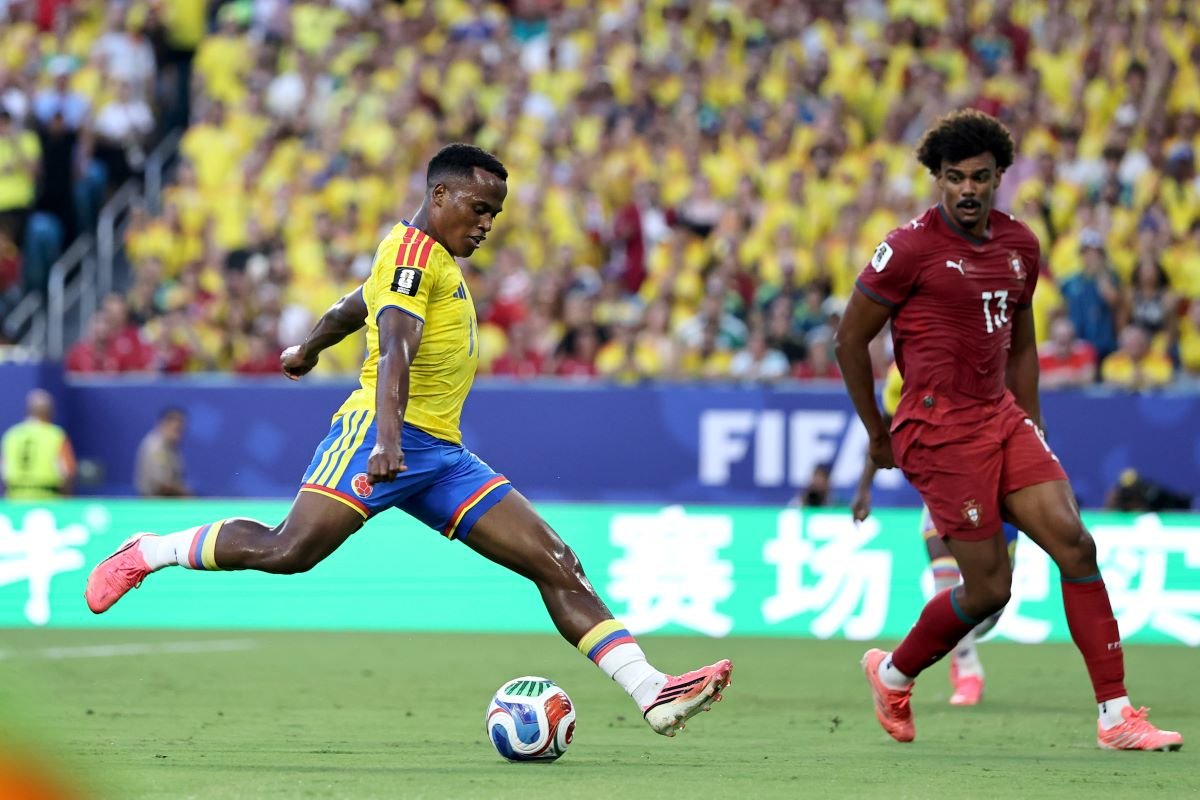Colombia empató sin goles ante Portugal este 27 de junio. Foto: Conmebol