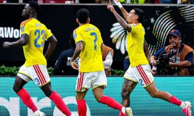 Colombia en su triunfo ante RD Congo. Foto: Selección de Colombia
