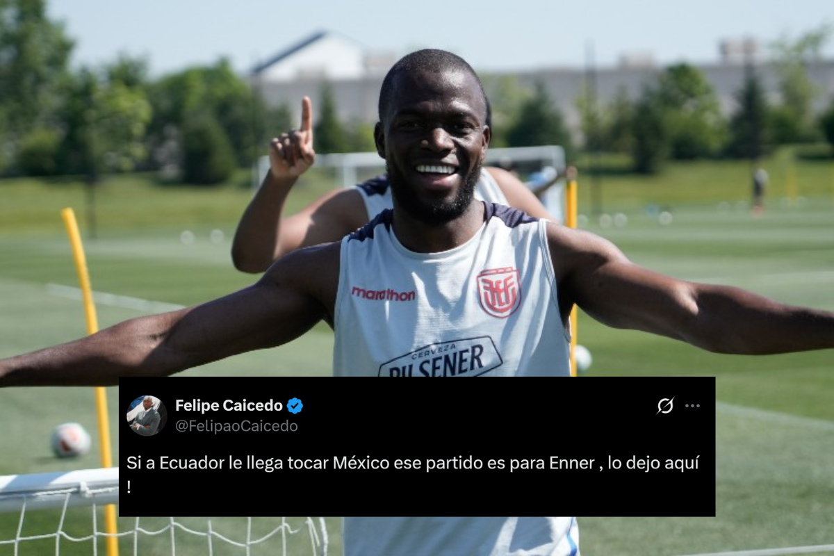 Felipe Caicedo apoya en sus redes sociales a Enner Valencia. Foto: La Tri