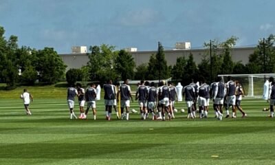 La Selección de Ecuador, con Sebastián Beccacece, en Columbus. Foto: Tito Rosales