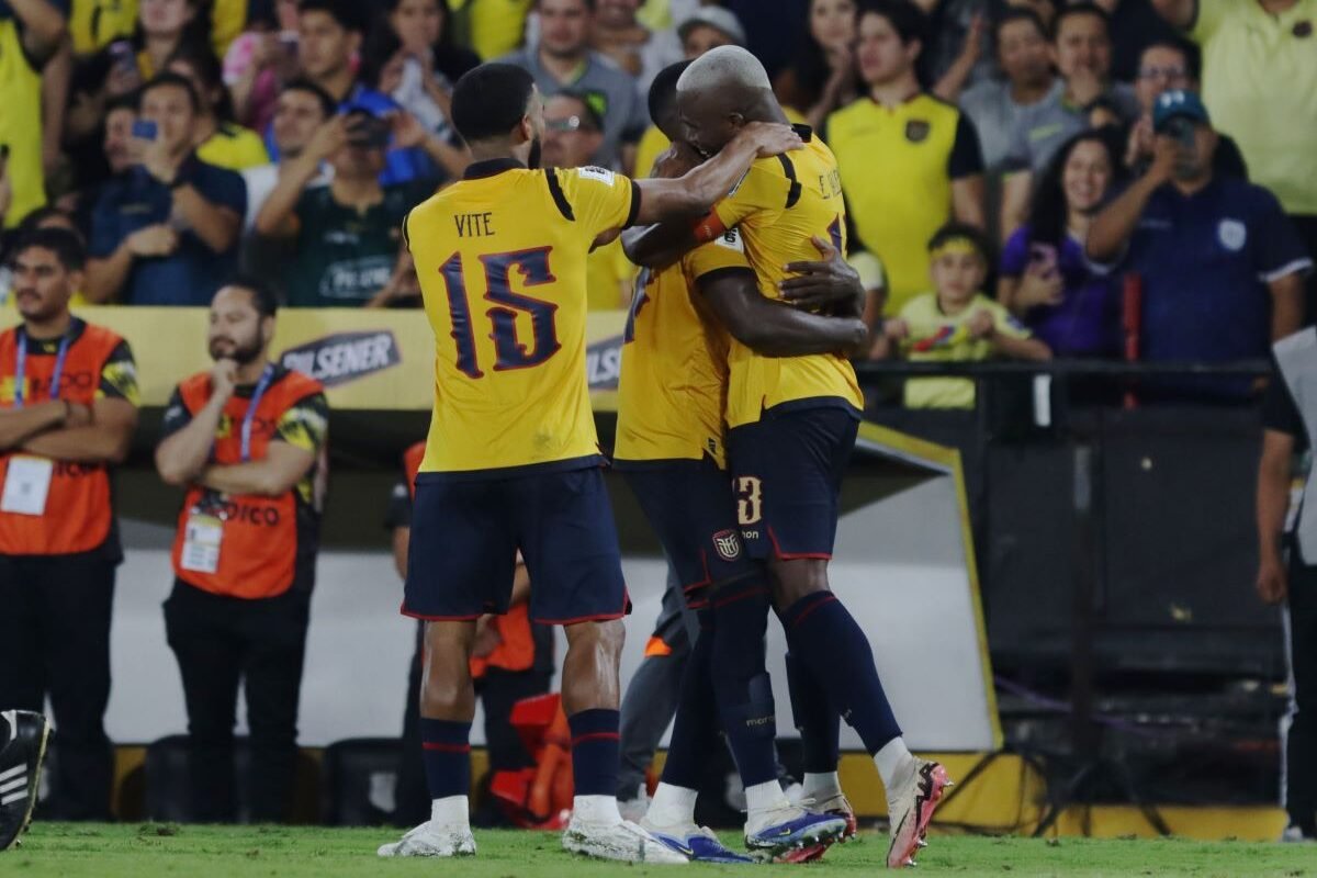El gol de Enner Valencia ante Argentina en la Eliminatorias al Mundial 2026. Foto: API