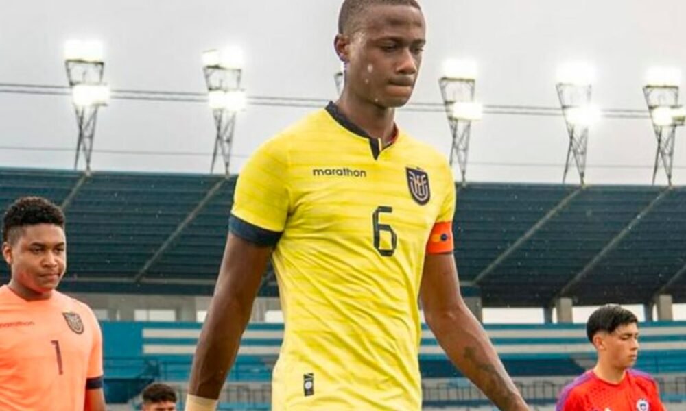 Fricio Caicedo en la Selección de Ecuador Sub 20. Foto: La Tri