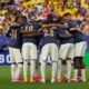 La Selección de Ecuador en la arenga en el partido ante Costa de Marfil. Foto: La tri