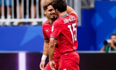 João Neves anotó el primer gol de Portugal en su debut. Foto: Selección de Portugal