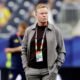 Ronald Koeman dirigiendo su último partido con Países Bajos. Foto: Países Bajos