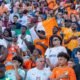 Hinchada de Costa de Marfil en el amistoso ante Francia. Foto: Selección de Costa de Marfil