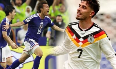 Japón en su empate ante Países Bajos y Alemania en su goleada a Curazao. Foto: FIFA