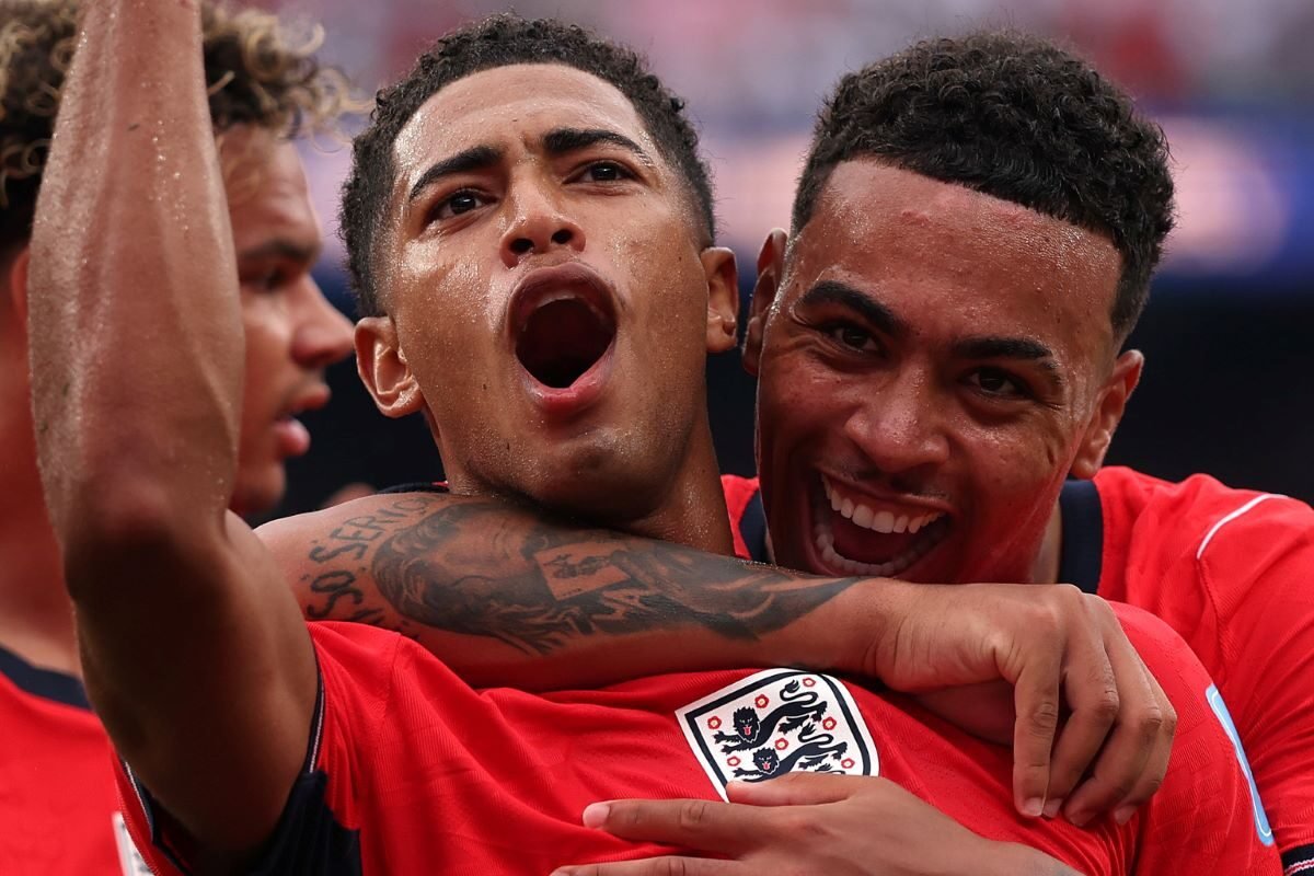 Jude Bellingham anotó su primer gol en el Mundial. Foto: Selección de Inglaterra