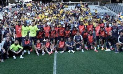 La Selección de Ecuador entrenó a puertas abiertas este 2 de junio. Foto: La Tri