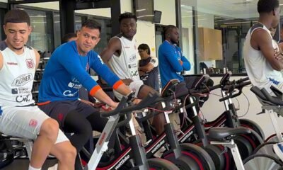 La Tri entrenando en el OhioHealth Center en Columbus. Foto: FEF