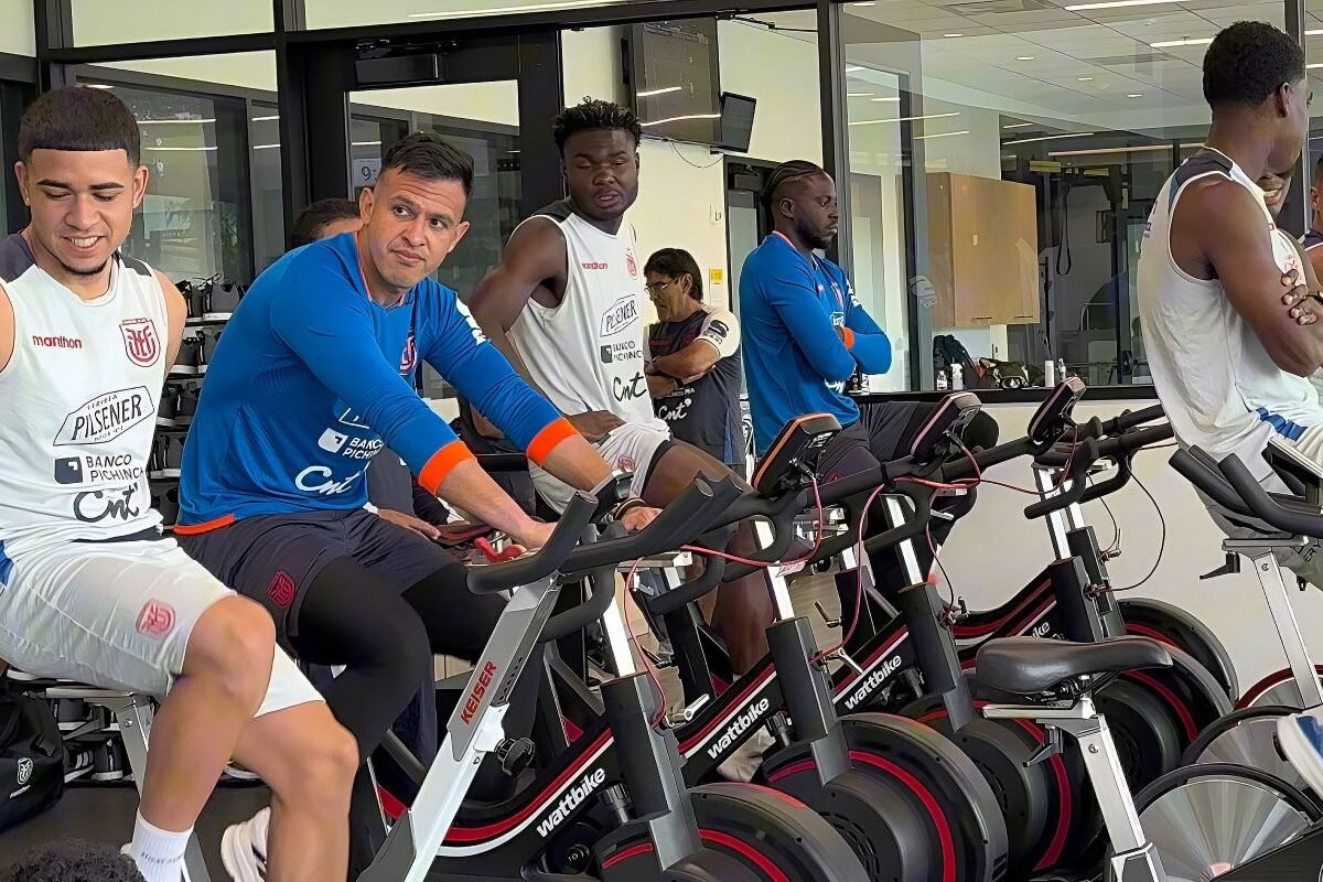 La Tri entrenando en el OhioHealth Center en Columbus. Foto: FEF