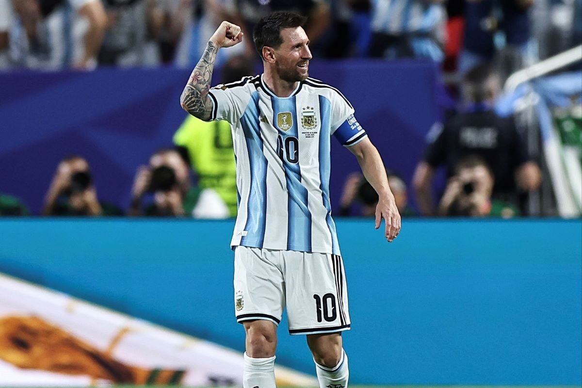 Lionel Messi y su hat trick ante Argelia en el Mundial. Foto: FIFA