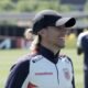 Sebastián Beccacece en un entrenamiento de Ecuador en Columbus. Foto: La Tri