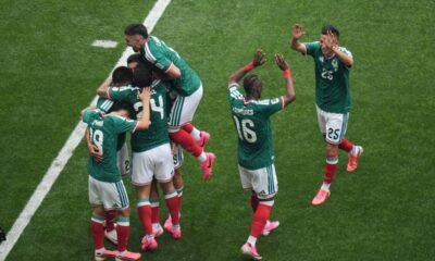 México ganó 2-0 en su debut amte Sudáfrica. Foto: Selección de México