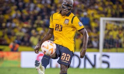 Moisés Caicedo en el partido de Ecuador ante Brasil por Eliminatorias. Foto: API