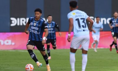 Patrik Mercado en la derrota 2-0 de Independiente del Valle ante Universidad Católica en 2025. Foto: API