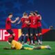 República Checa marca el primer gol en el encuentro ante Sudáfrica. Foto: Selección de República Checa