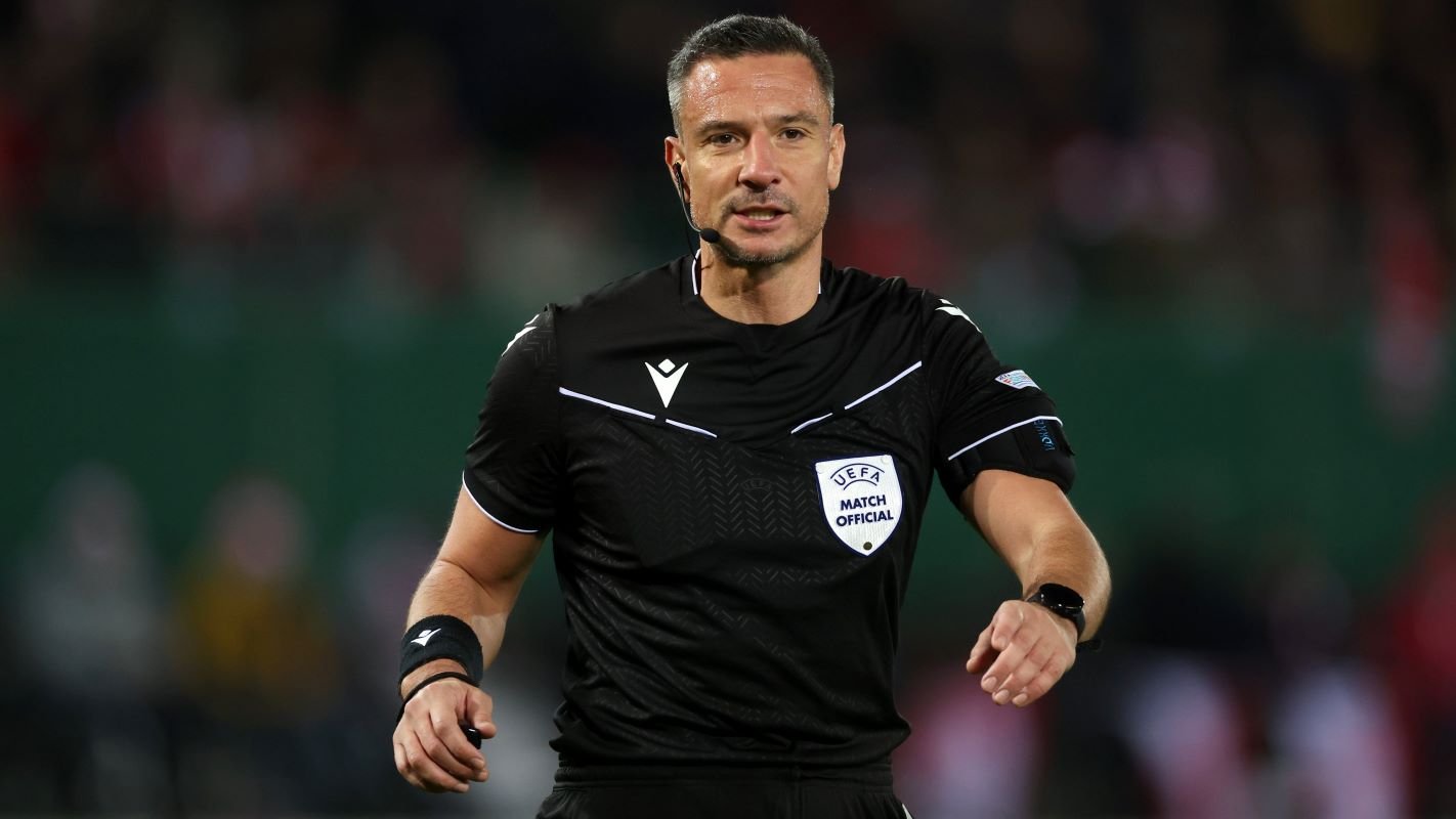 Slavko Vincic fue el árbitro que pitó la Eurocopa en 2024. Foto: Selección de España